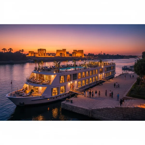 Cairo to Luxor Tour with Overnight on a Docked Nile Cruise Ship