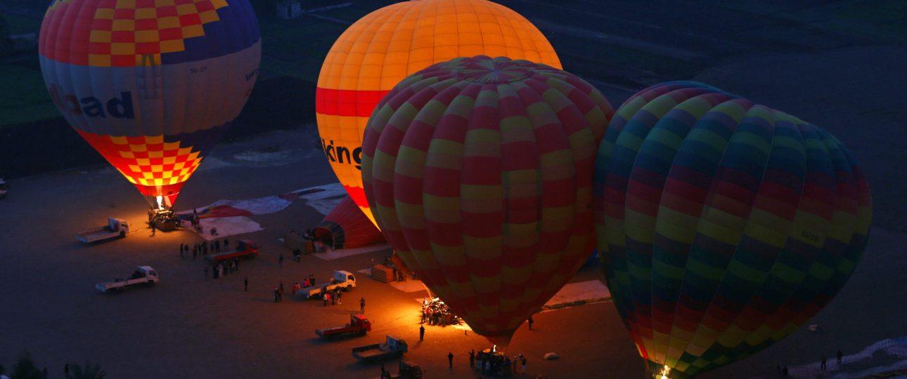 Hot Air Balloon Ride in Luxor, Egypt