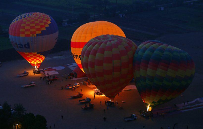 Hot Air Balloon Ride in Luxor, Egypt